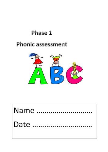 Letters And Sounds Phase 1 Assessment Phonics Assessments Phonics