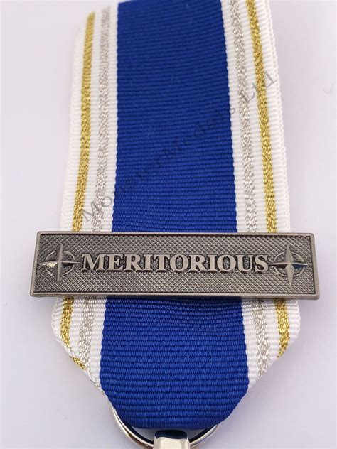 Full Size Nato Meritorious Service Medal Msm With Clasp