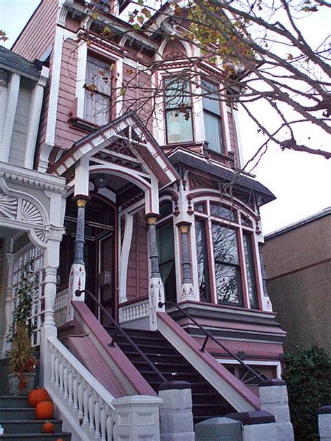 Swanky Purple Victorian Home Victorian Homes Victorian Style Homes