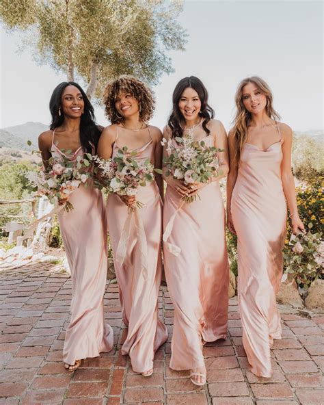 The Most Stunning Rose Gold Bridesmaid Dresses In Every Style