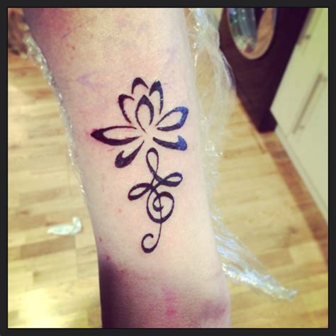 My New Tattoo The Lotus Flower For New Beginnings And Fresh Starts And