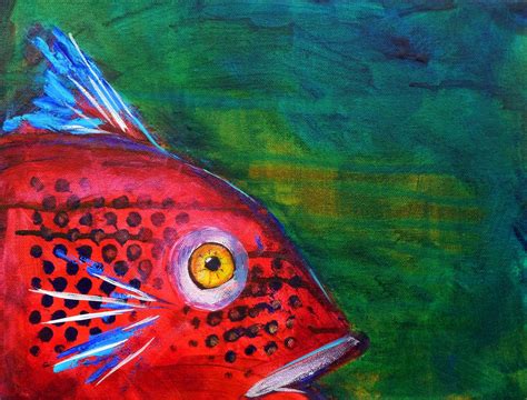 There are innumerable species of fish in the world's oceans, and each has its own beauty. Painting Small Impressions: July 2013