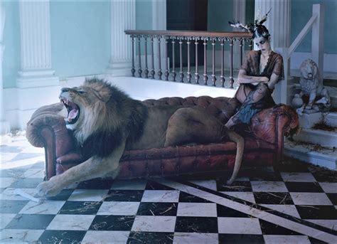 Edie Campbell And Karen Elson In Atlas The Lion By Tim Walker For Love