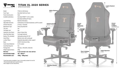 Chair Assembly And Specifications Secretlab Sg