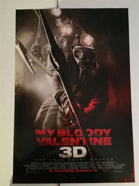 My Bloody Valentine 135x20 Promo Movie Poster Ebay