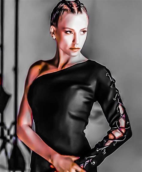 A Digital Painting Of A Woman In A Black Dress With Her Hands On Her Hips