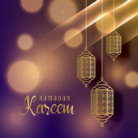 Beautiful Hanging Lamps For Ramadan Kareem Eps Vector Uidownload