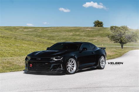 Chevrolet Camaro Zl1 6th Gen Black Velgen Vfmp10 Wheel Front