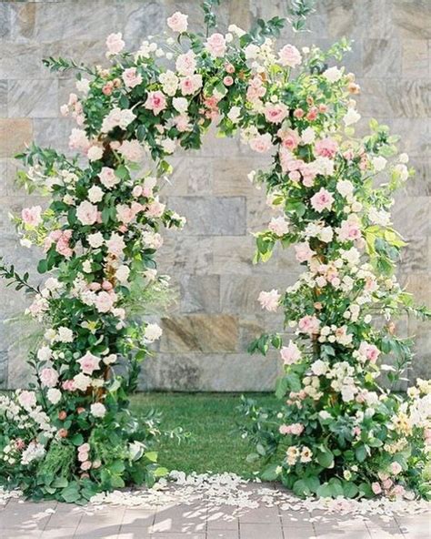 Wedding Chuppah Flowers White Wedding Arch Floral Arch Wedding Pink Wedding Flowers Pastel