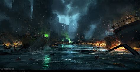 Crysis 2 Concept Art By Dennis Chan Concept Art World