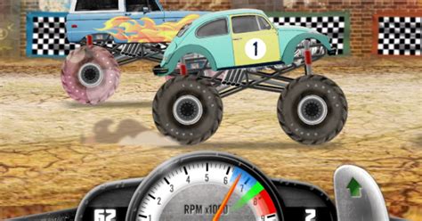 Racing Monster Trucks 🕹️ Play Racing Monster Trucks On Crazygames