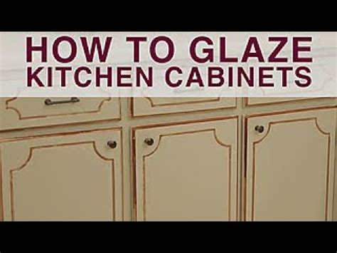 Glazing to cabinets is like hot fudge to ice cream, it's just a perfect combination. How to Glaze Kitchen Cabinets - DIY Network - YouTube