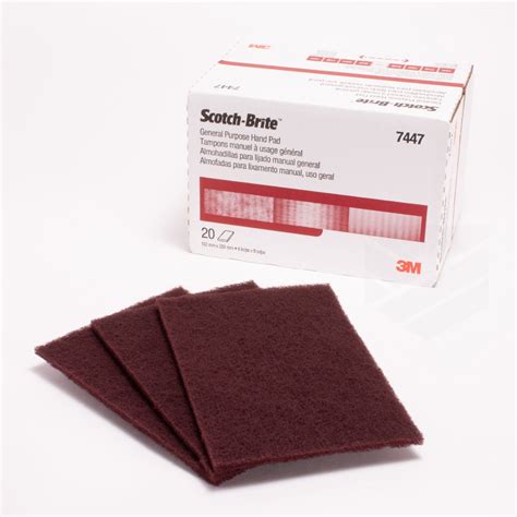 3m Red Scotch Brite 7447 For Sale Pro Wood Finishes Bulk Supplies