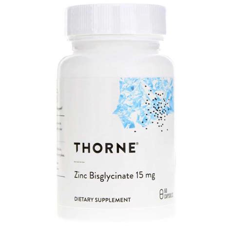 Zinc Bisglycinate 15 Mg Thorne Research