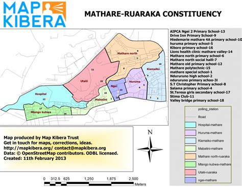 163, 858 (national 2009) area: Election Maps for the Slums of Nairobi