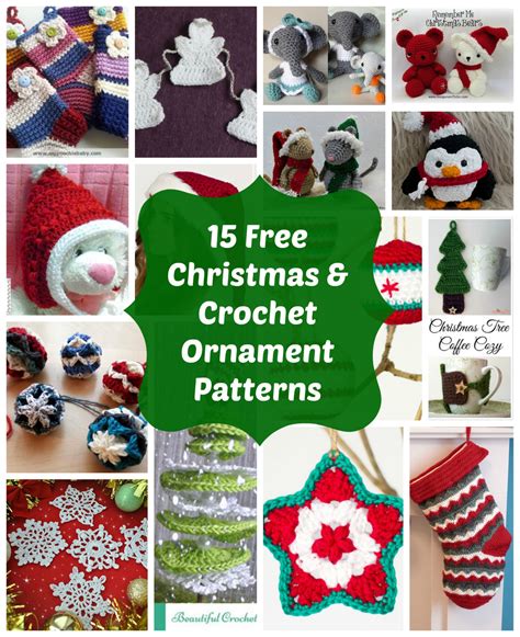 15 Most Loved Free Crochet Christmas Ornaments and Holiday Patterns