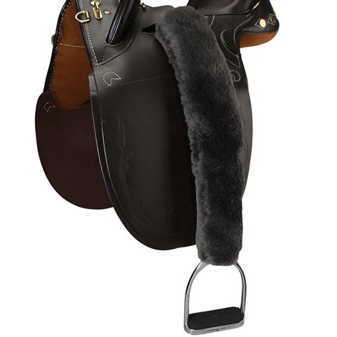 Jms Sheepskin 2 Stirrup Leather Covers Pair Riding Warehouse