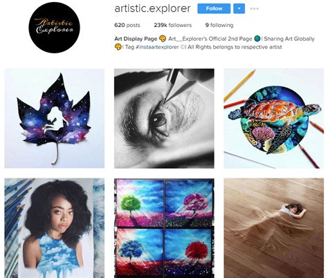 Artistic Instagram Profile Picture Art