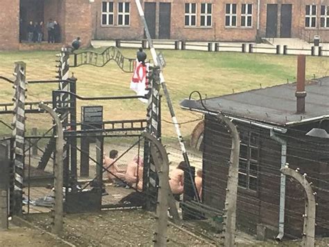 Auschwitz Shut Briefly By Bizarre Nude Protest