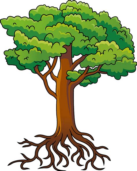 Tree With Roots Clipart Free Download Transparent Png Creazilla