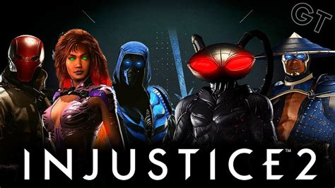 All Injustice 2 Characters Chlisteditor