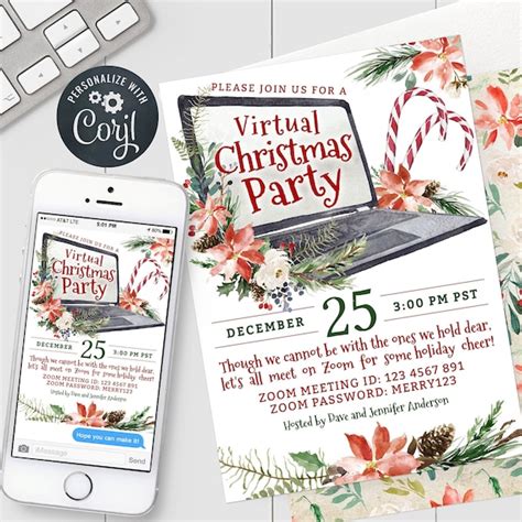 Virtual Christmas Party Etsy