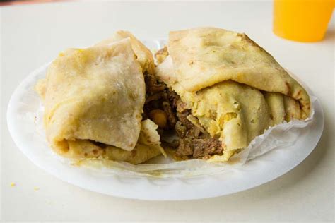 Best Cheap Eats Nyc 8 50 Curry Goat Roti At Gloria S Caribbean Thrillist