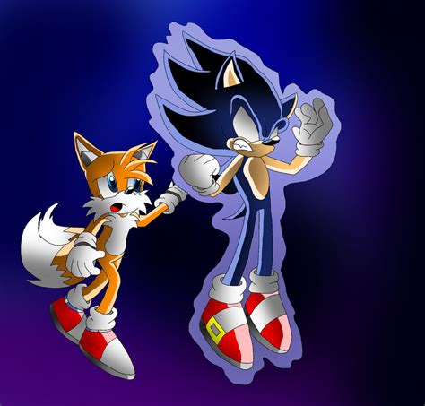 Collab Tails And Dark Sonic By Papiocutie On Deviantart