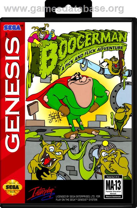 Boogerman A Pick And Flick Adventure Sega Genesis Games Database