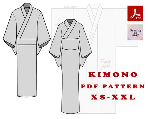 30 Yukata Kimono Sewing Pattern Juliebikash
