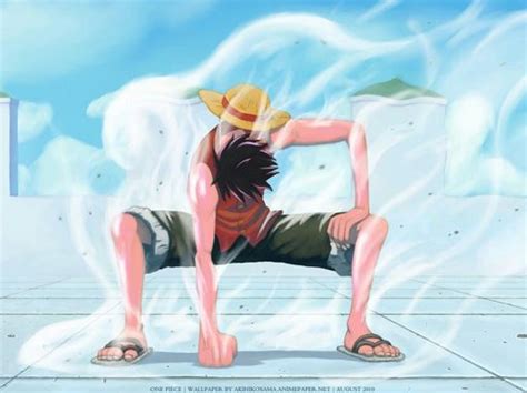 Luffy fills his body with air, compress it almost to a normal body size regarding the devil fruit awakening, i believe that he becomes able to manipulate his body's rubber density and elasticity, like cracker can make his biscuits harder than steel. Luffy Gear 5th and Awakening | One Piece Amino