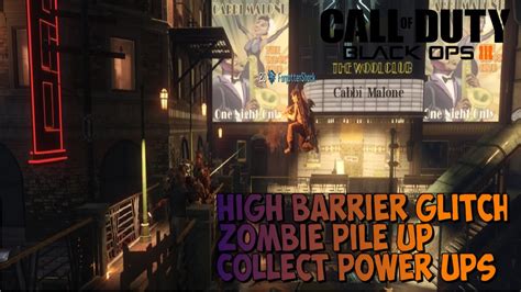 Black Ops 3 Zombie Glitches Shadows Of Evil God Mode Zombie Pile Up Glitch Collect Power Ups