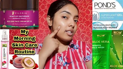 My Morning Skin Care Routine Step By Step Skin Care Secret Of My Glowing Skin Youtube