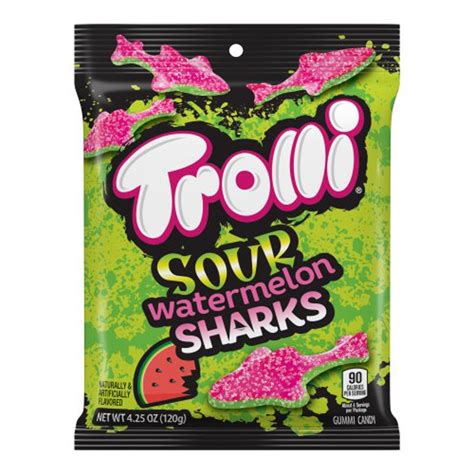 Trolli Sour Watermelon Shark Gummy Candy 425 Oz
