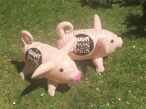 Outdoor Fun With Giant Pass The Pigs Ad Sent For Review Over 40 And