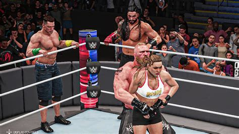 Roman Reigns Brock Lesnar John Cena Vs Ronda Rousey AalyahGutierrez TayaValkyrie Intergende