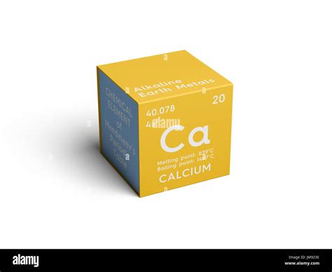 Calcium Alkaline Earth Metals Chemical Element Of Mendeleevs