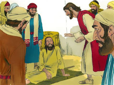Jesus Healed A Blind Man At Bethsaida