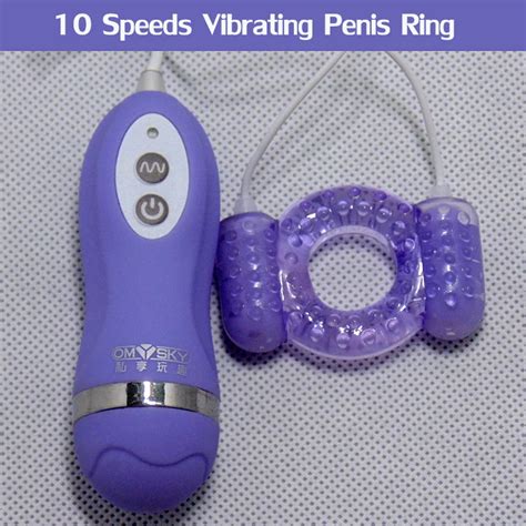 Speeds Vibrating Penis Ring Sex Toys For Men Cock Ring Delay Adult Products In Penis Rings
