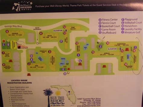 Map Of The Resort Picture Of Blue Tree Resort At Lake