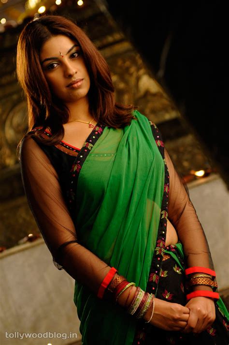 Indian Actress Richa Gangopadhyay Hot And Sexy Backless Saree At Latest Photoshoot
