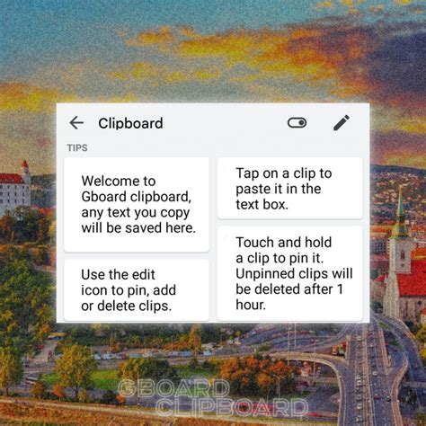 Welcome To Gboard Clipboard Any Text You Copy Will Be Saved Here