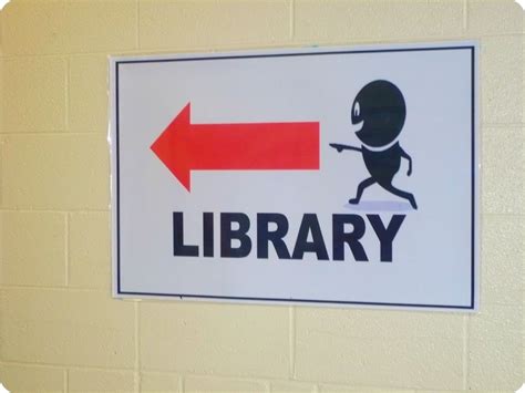 Library Sign Pics4learning