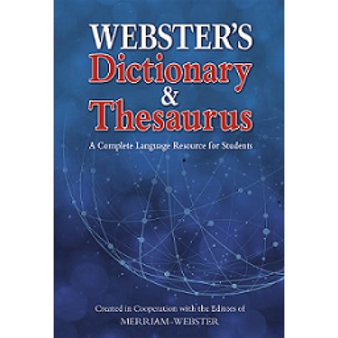 Websters Dictionary And Thesaurus