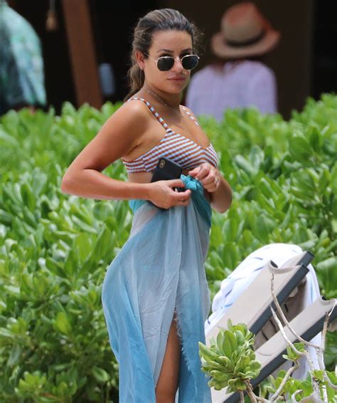 Lea Michele Bikini Candids In Hawaii Hot Celebs Home