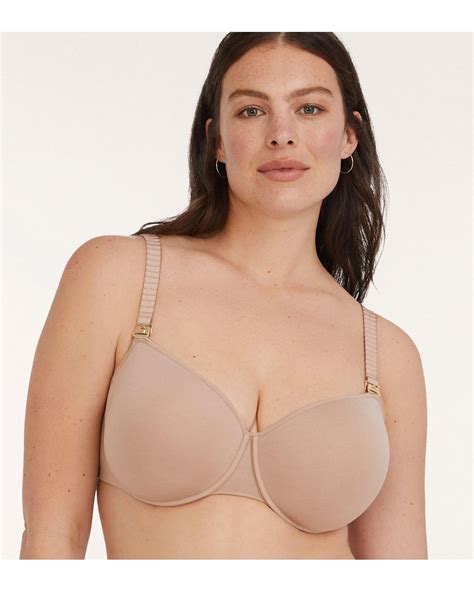 thirdlove cotton 24 7tm classic nursing bra in taupe natural lyst