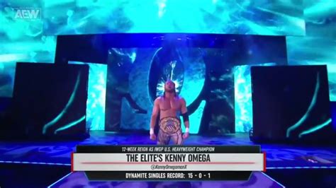 Kenny Omega Entrance On Aew Dynamite Devils Sky Theme Youtube