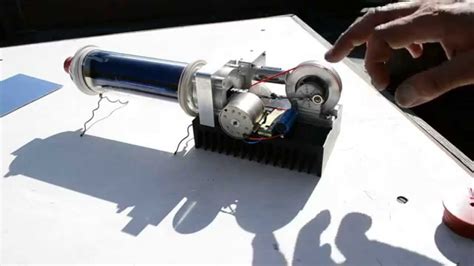 Solar Evacuated Mini Tube And Stirling Engine Youtube