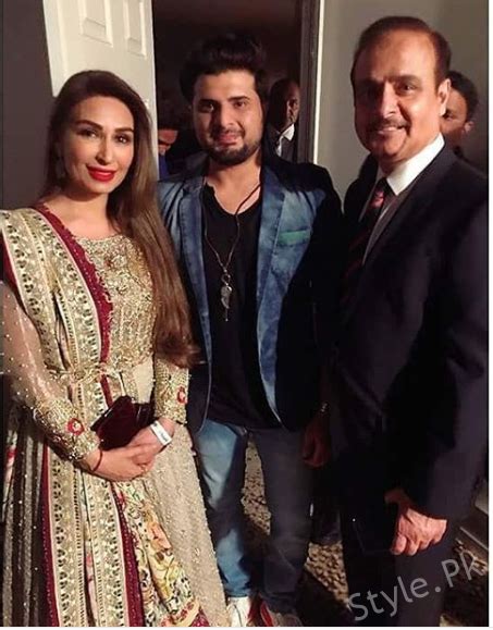 Reema Khan With Her Husband At An Event In Usa