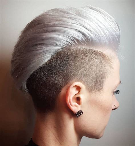70 Most Gorgeous Mohawk Hairstyles Of Nowadays Mohawk Hairstyles Short Hair Mohawk Mohawk